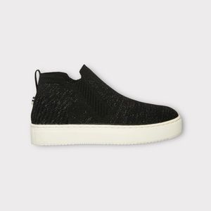 Steve Madden Black Slip On Sparkle Shoes